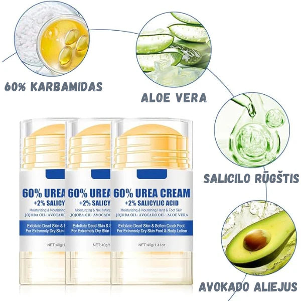 Drėkinantis ir apsaugantis kojų kremas