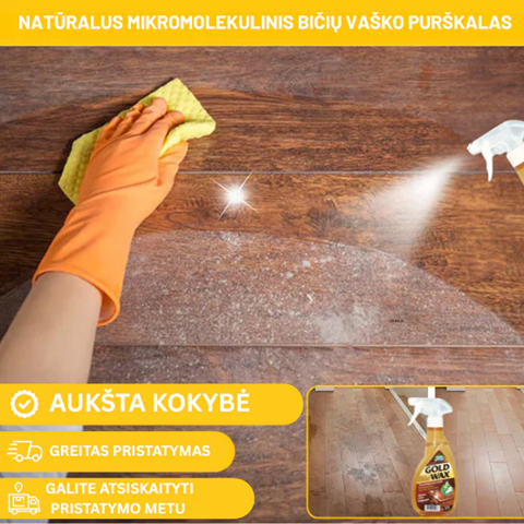 Natūrali bičių vaško priemonė - purškalas