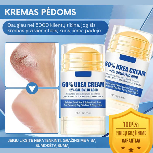 Drėkinantis ir apsaugantis kojų kremas