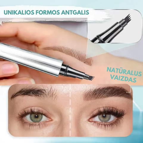 Vandeniui atsparus 3D mikropigmentacijos antakių pieštukas