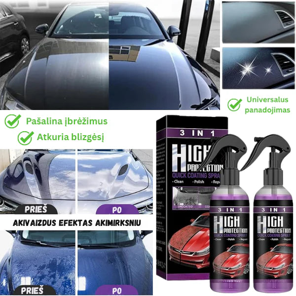 3in1 NANO purškalas automobilio kėbului