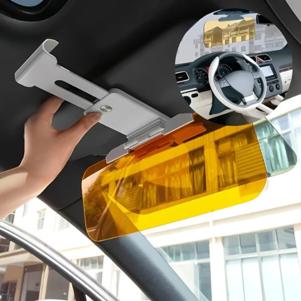 2-in-1 automobilio apsauga nuo saulės ir akinimo
