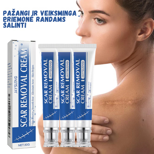 Pažangi ir veiksminga priemonė randams šalinti