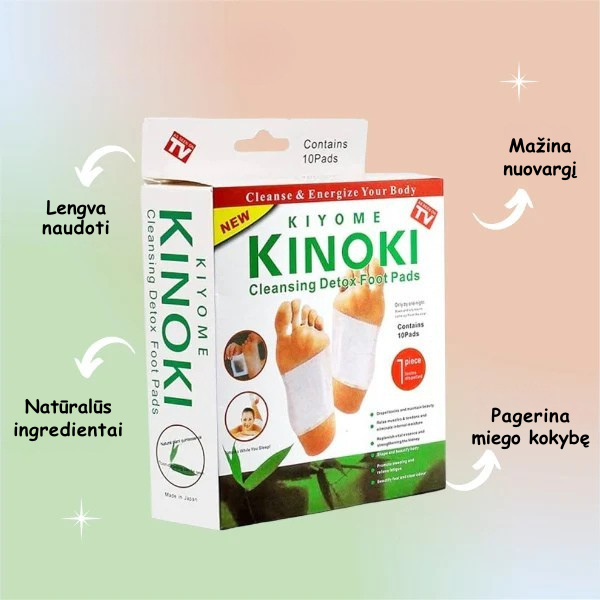 Detoksikuojantys pėdų pleistrai