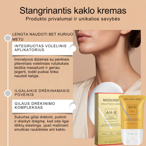 Stangrinamasis kremas su masažiniu voleliu
