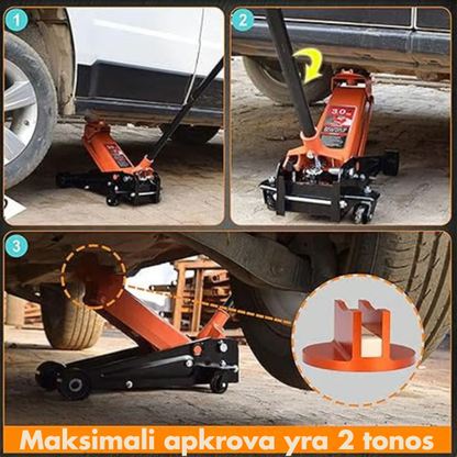 Magnetinė atrama automobilio kėlimui