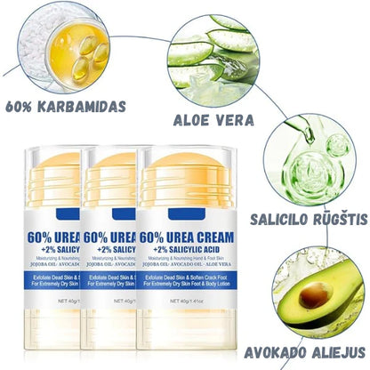 Drėkinantis ir apsaugantis kojų kremas