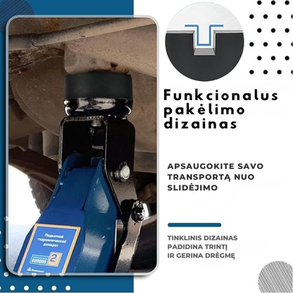 Magnetinė atrama automobilio kėlimui