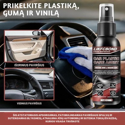 Automobilio plastikų atnaujinimo priemonė