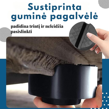 Magnetinė atrama automobilio kėlimui