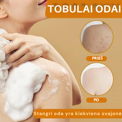 Anticeliulitinis stangrinamasis kūno muilas