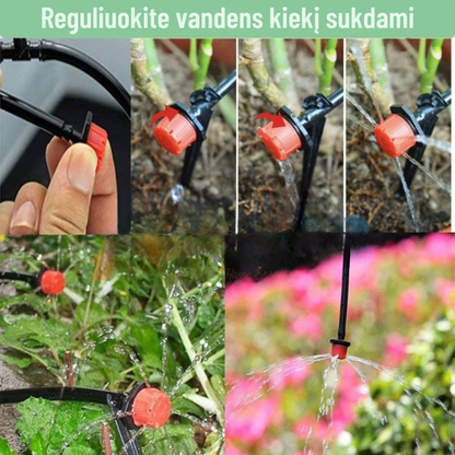 Reguliuojamų laistymo antgalių rinkinys (25 vnt.)