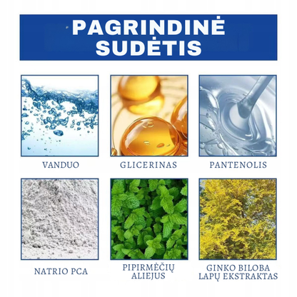 Ausų priežiūros purškiklis