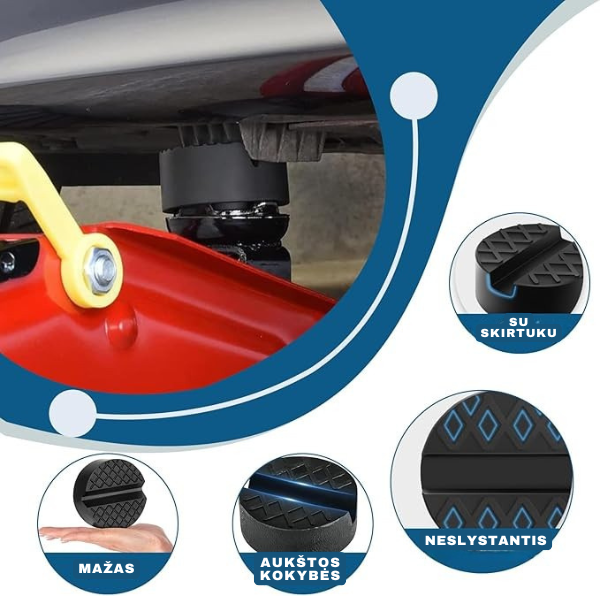 Magnetinė atrama automobilio kėlimui