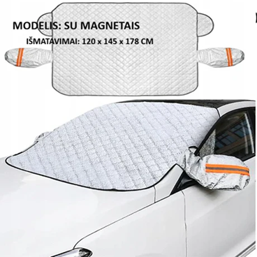 Universalus automobilio priekinio stiklo uždangalas