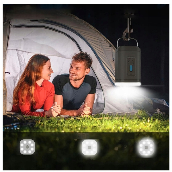 Belaidė elektrinė pompa su LED žibintuvėliu