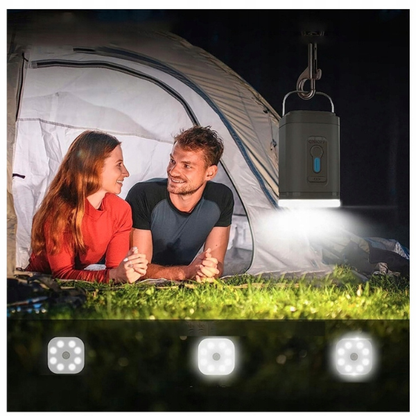 Belaidė elektrinė pompa su LED žibintuvėliu