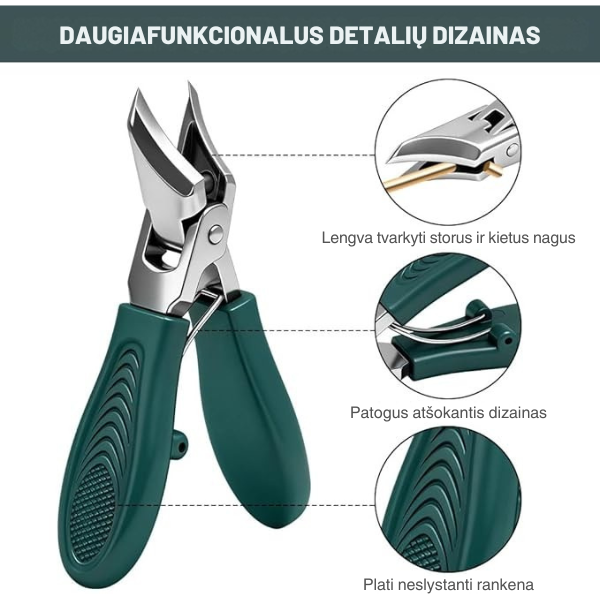 Profesionalus nagų kirpimo rinkinys