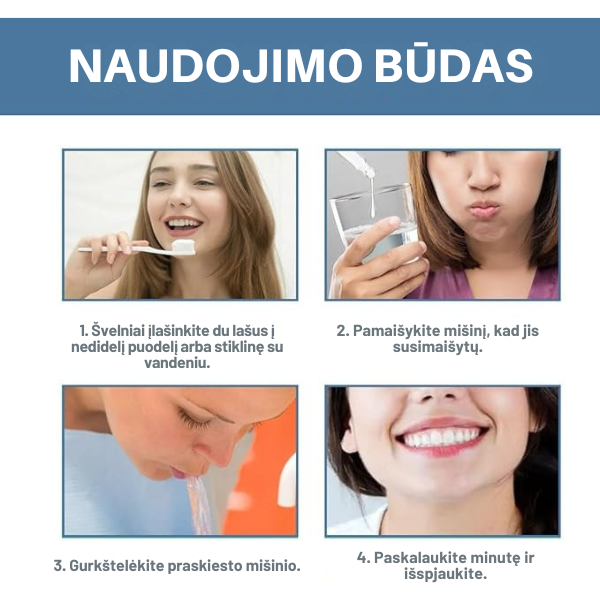 Burnos priežiūros tirpalas
